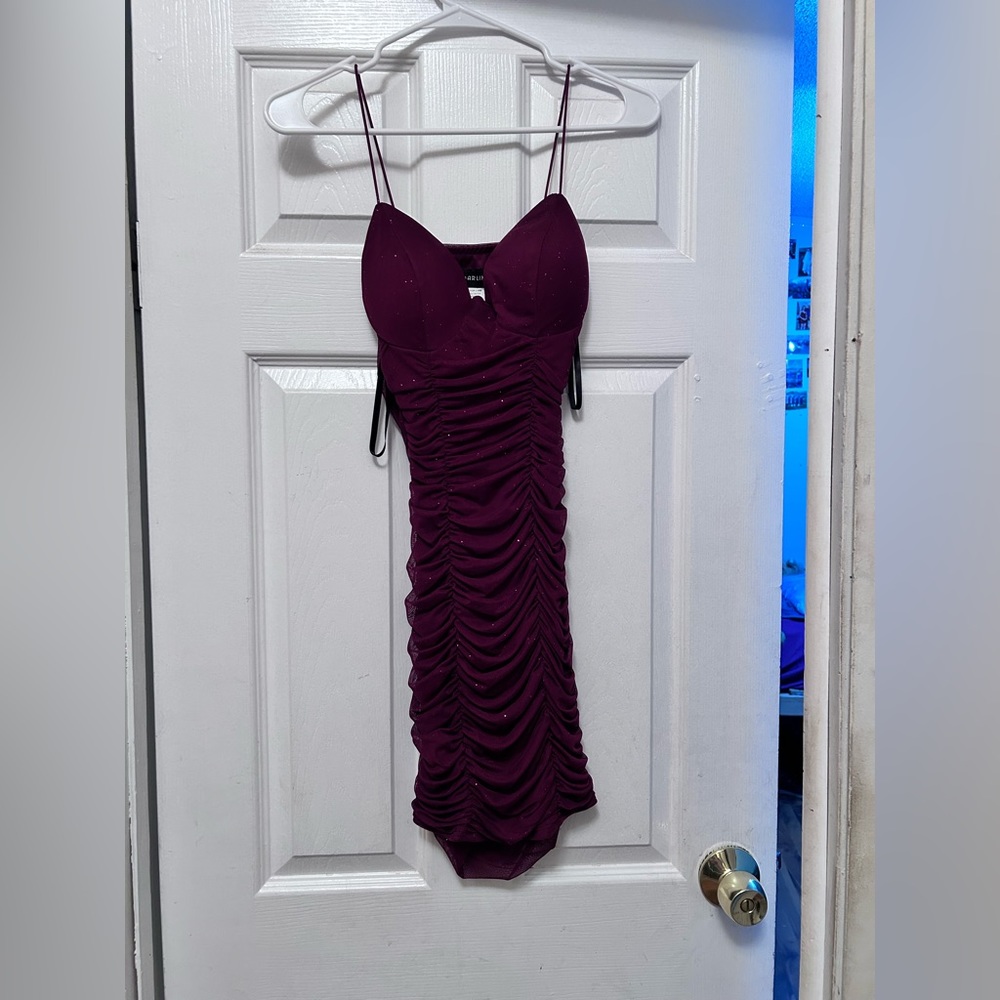 Maroon Homecoming Dress